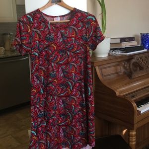 Red Printed Dress | LuLaRoe